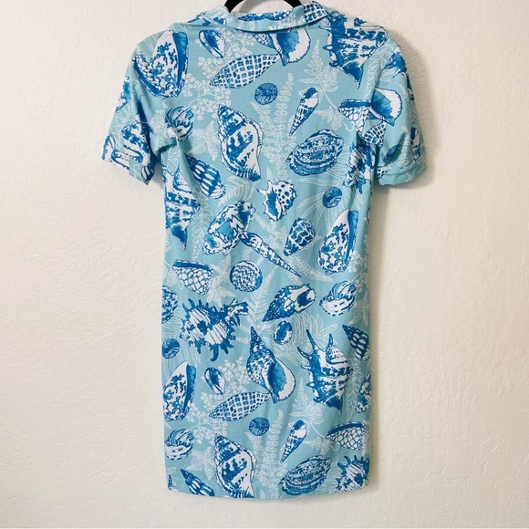 Tori Richard Honolulu Sea of Love Dress Sea Shells Ocean XS - Picture 6 of 7